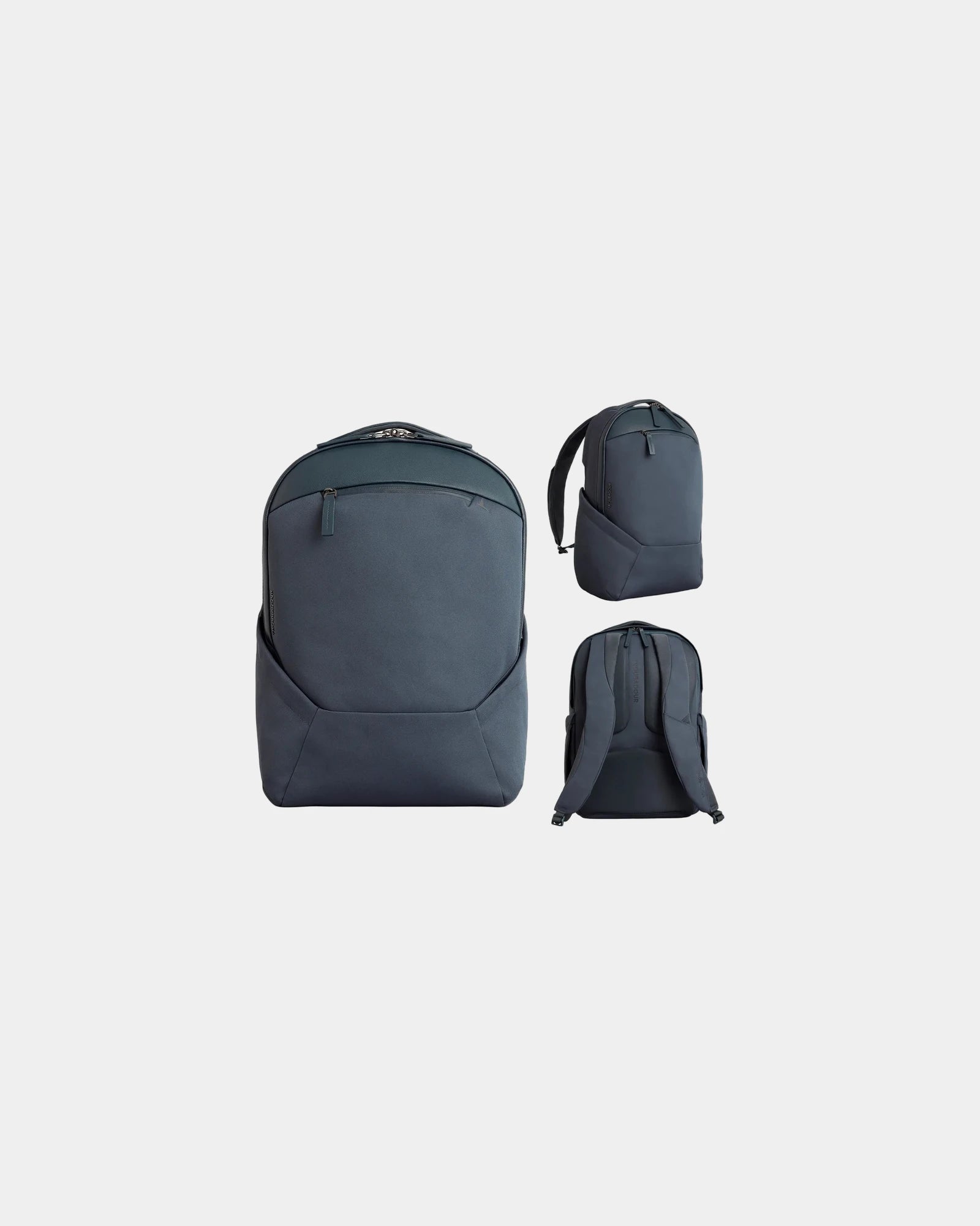 Custom recycled polyester laptop backpack 16" fit - Basalt